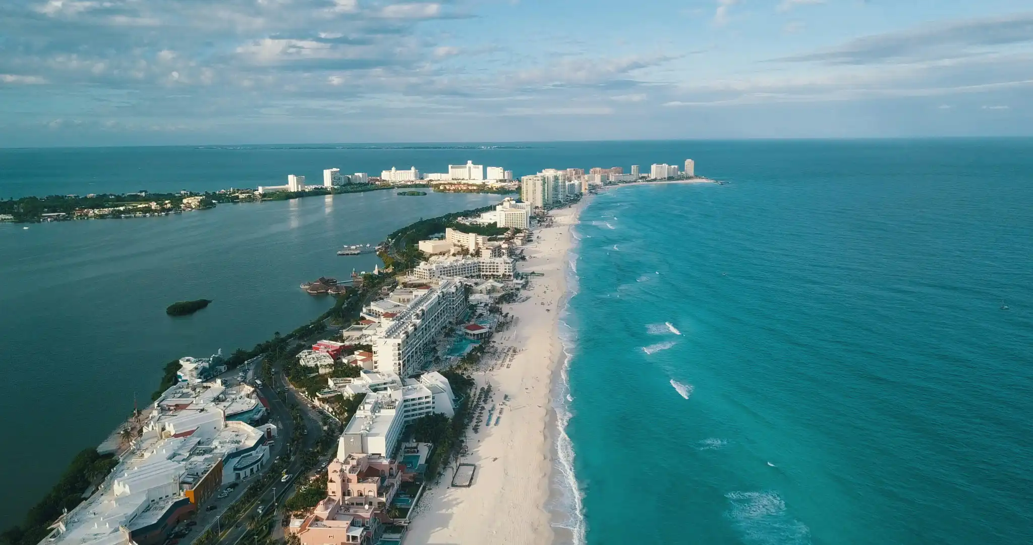 View of Cancun - a perfect place to relax and enjoy the pool