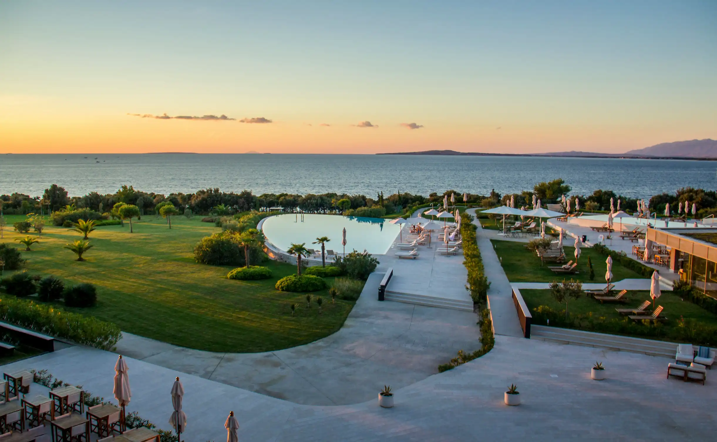 View of Croatia - a perfect place to relax and enjoy the pool
