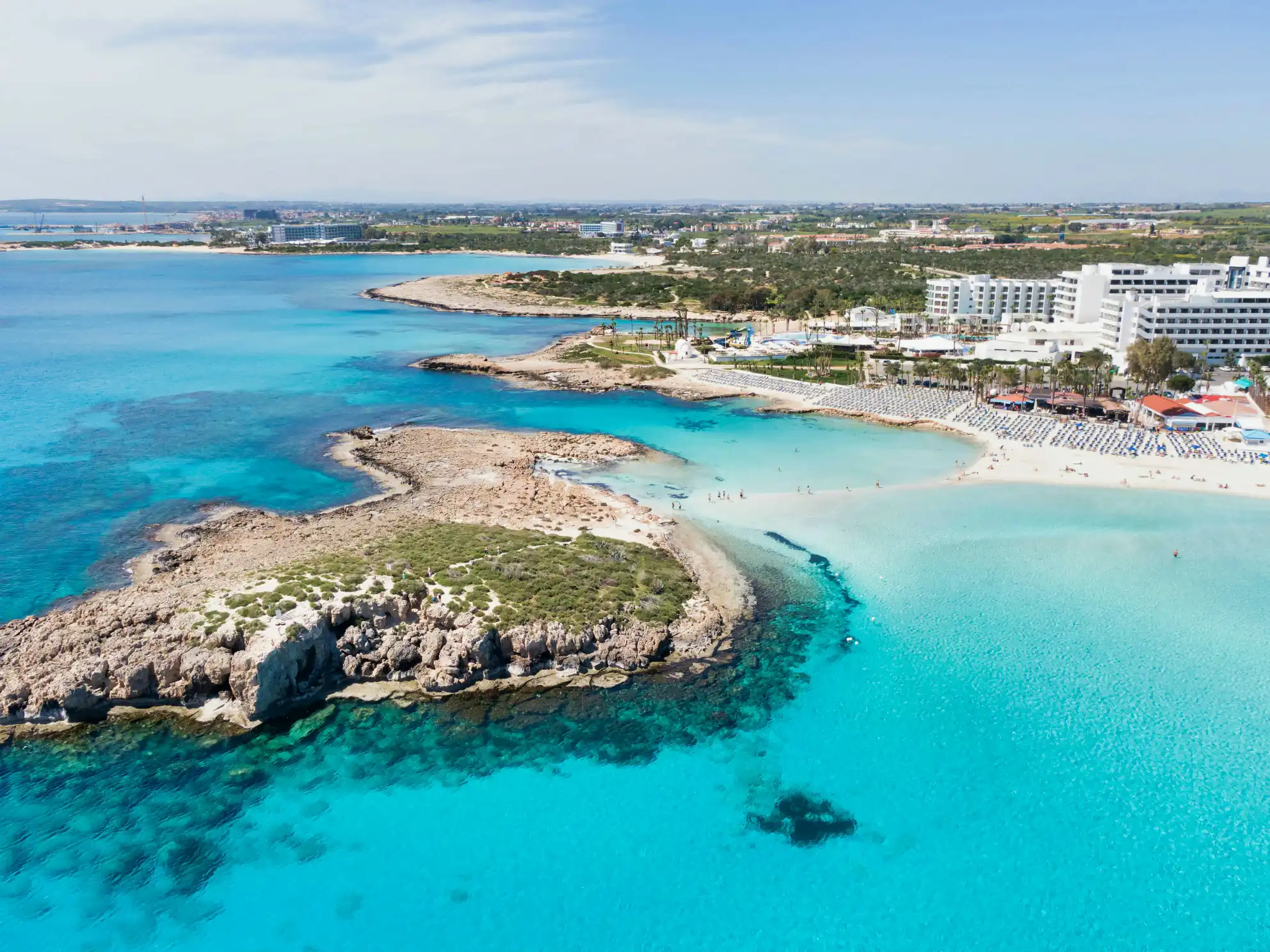 View of Cyprus - a perfect place to relax and enjoy the pool