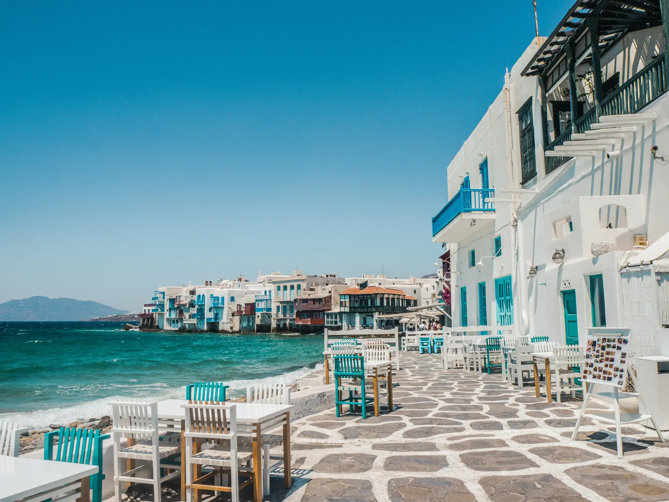 View of Greece - a perfect place to relax and enjoy the pool