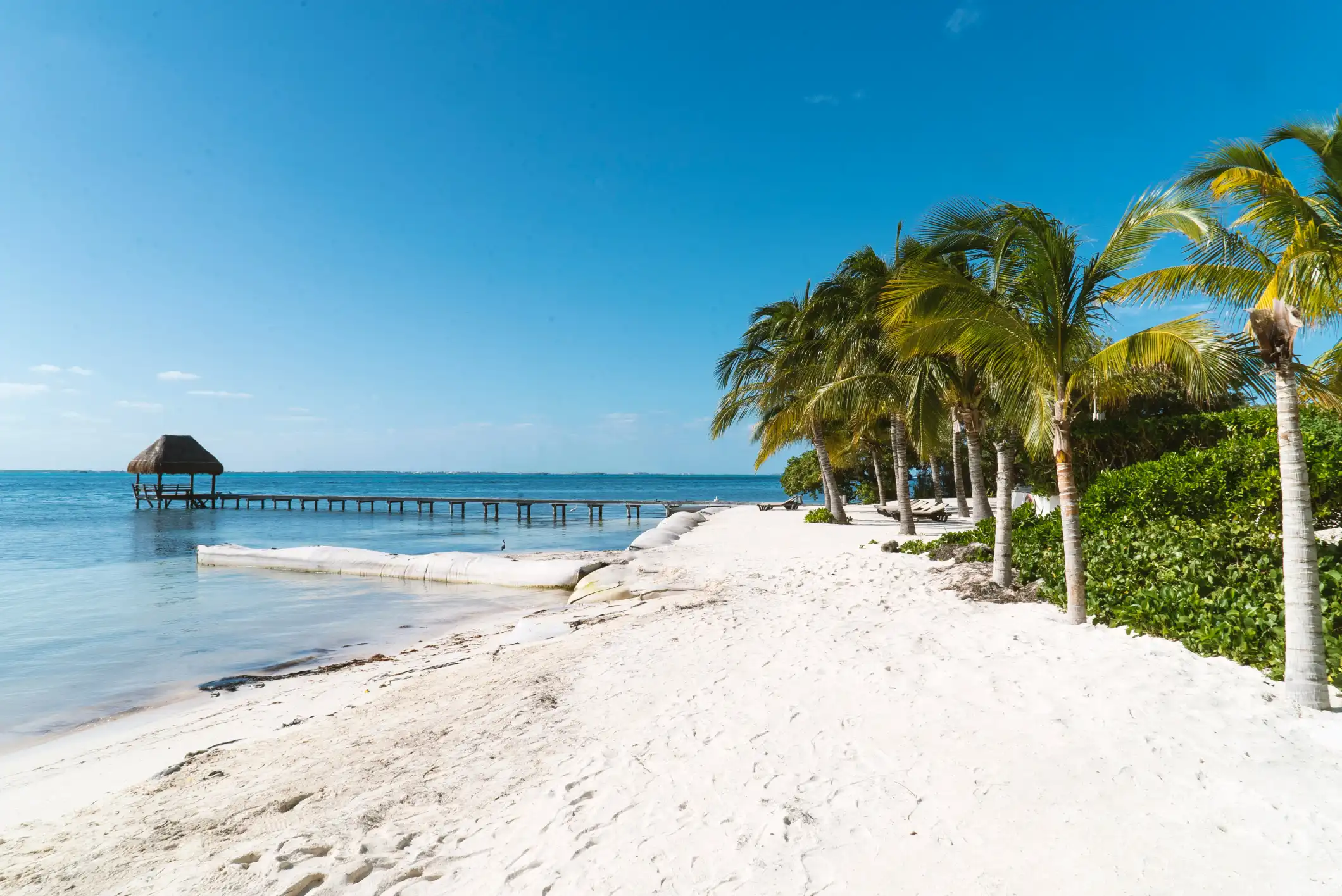 View of Isla Mujeres - a perfect place to relax and enjoy the pool