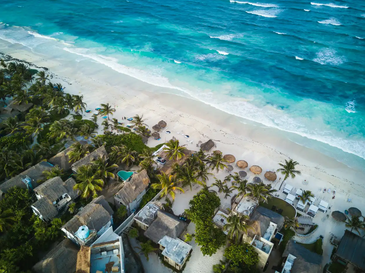 View of Mexico - a perfect place to relax and enjoy the pool