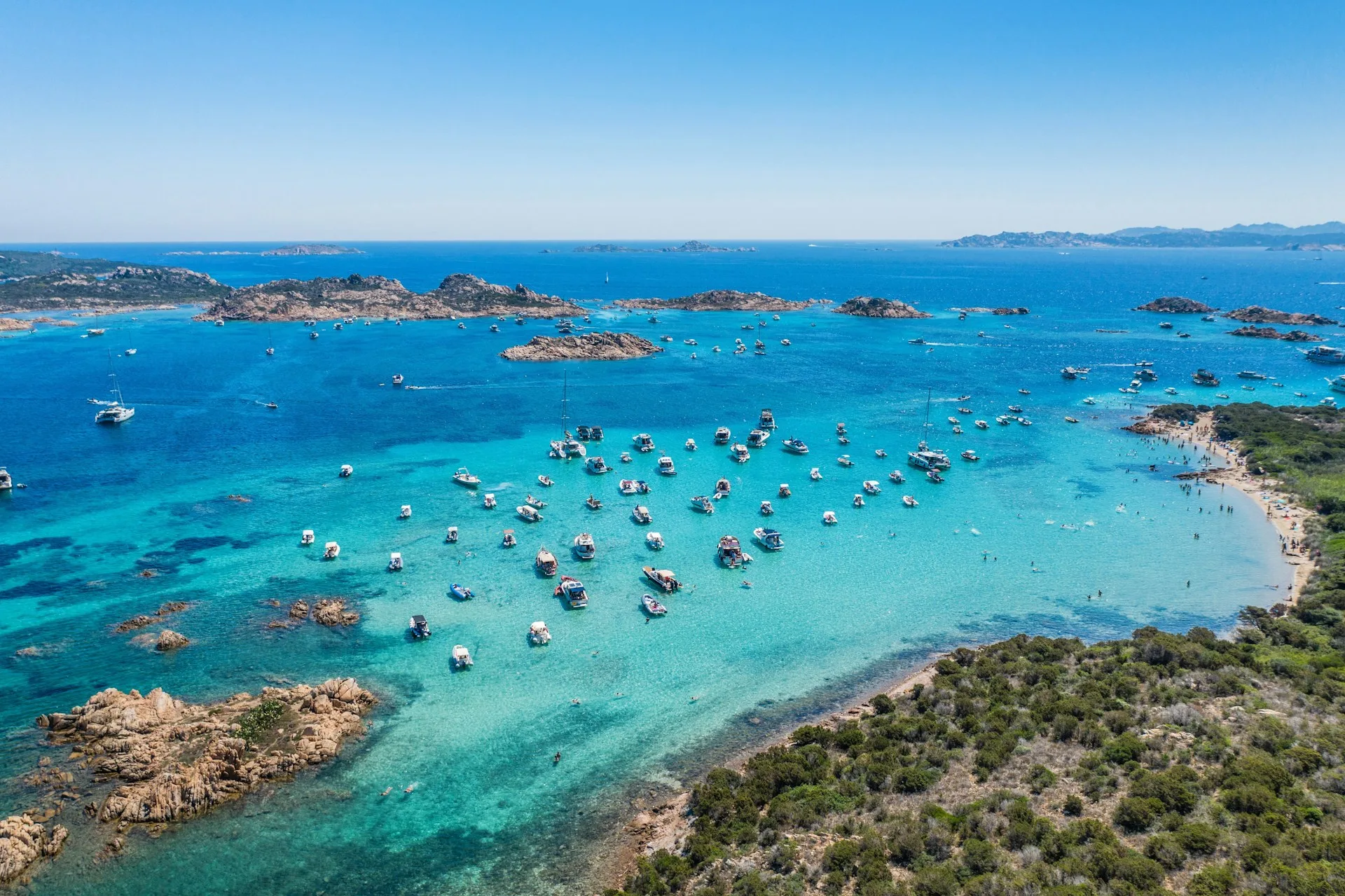View of Sardinia - a perfect place to relax and enjoy the pool