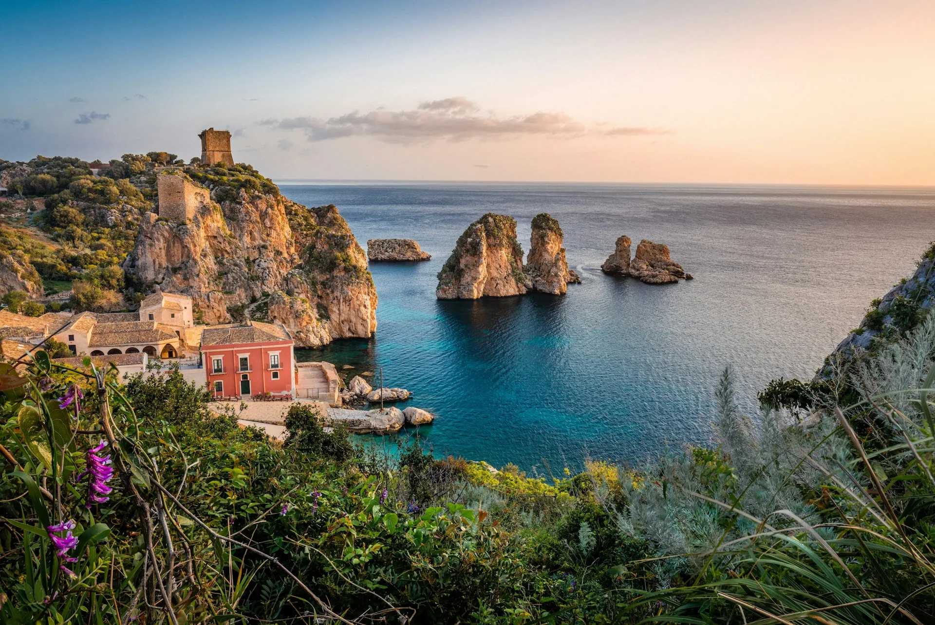 View of Sicily - a perfect place to relax and enjoy the pool